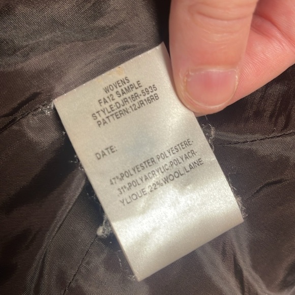 Lafayette 148 New York Vintage 2012 Wool Embossed Hook Closure Jacket Size 2 - Picture 7 of 7